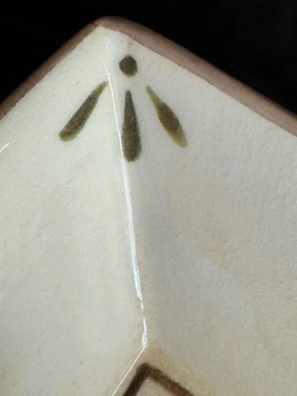 Vintage Retired Williams Sonoma 13” Ceramic Square Serving Dish.Made in Italy.